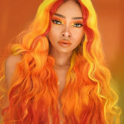 Haruko Fire—Fiery Ombre Wig